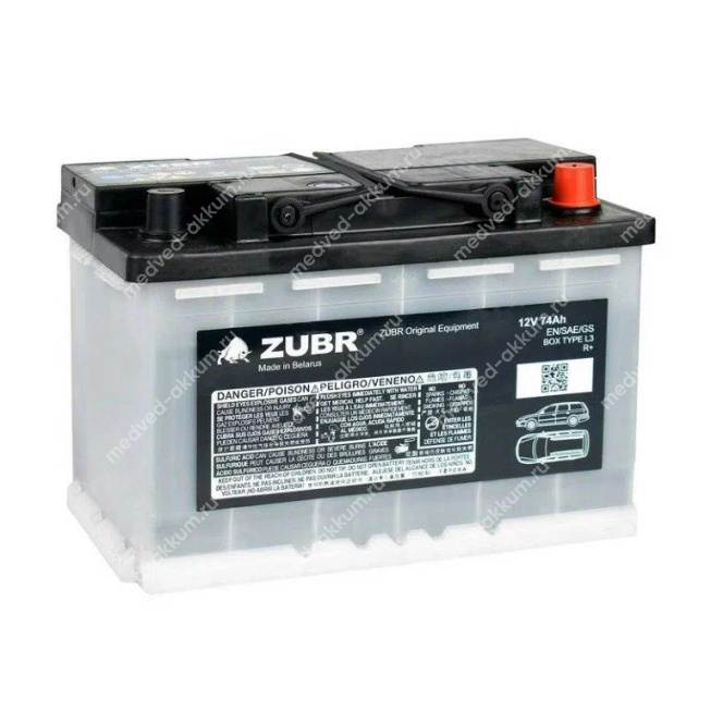 ZUBR Original Equipment 74 Ач обр. L3