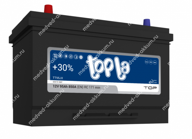 TOPLA Top ASIA 95 Ач пр. D31R