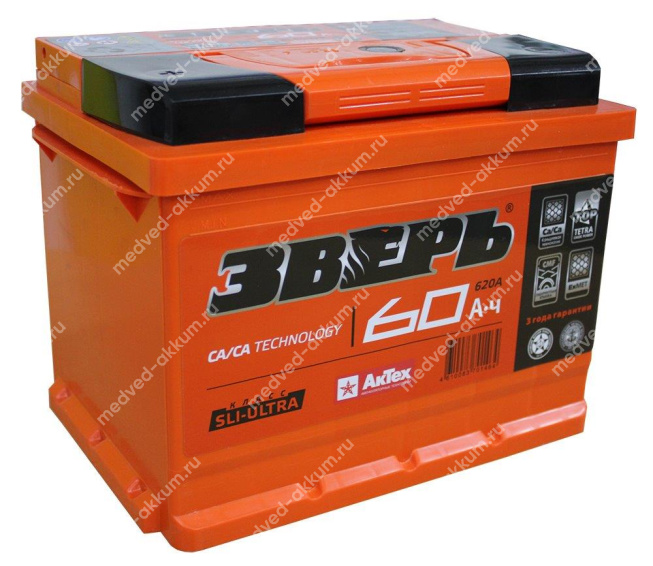 Зверь 60 Ач пр. L2