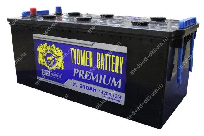 Тюмень Premium 210 Ач рос. B