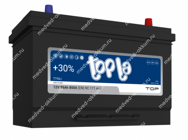 TOPLA Top ASIA 95 Ач обр. D31L