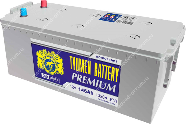 Тюмень Premium 145 Ач евро A