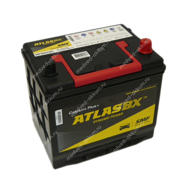 Atlas SMF 70 Ач обр. SMF95D23FL