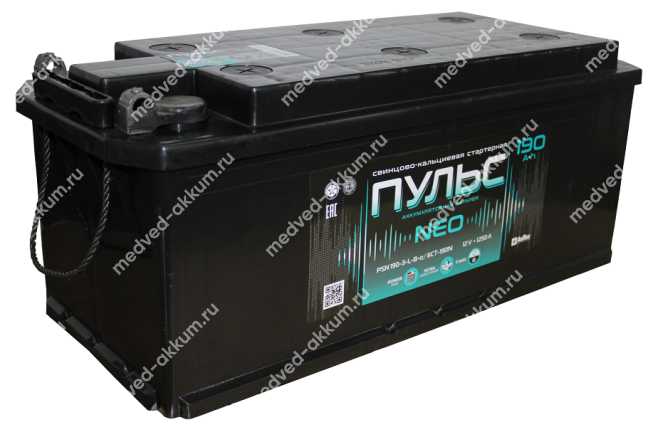 Пульс 190 Ач болт рос. B