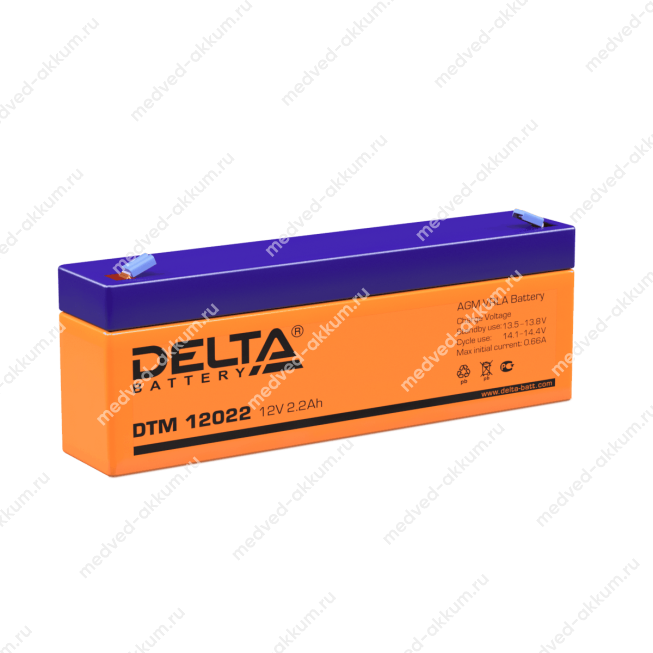 Delta DTM 12022 12V 2,2 Ач
