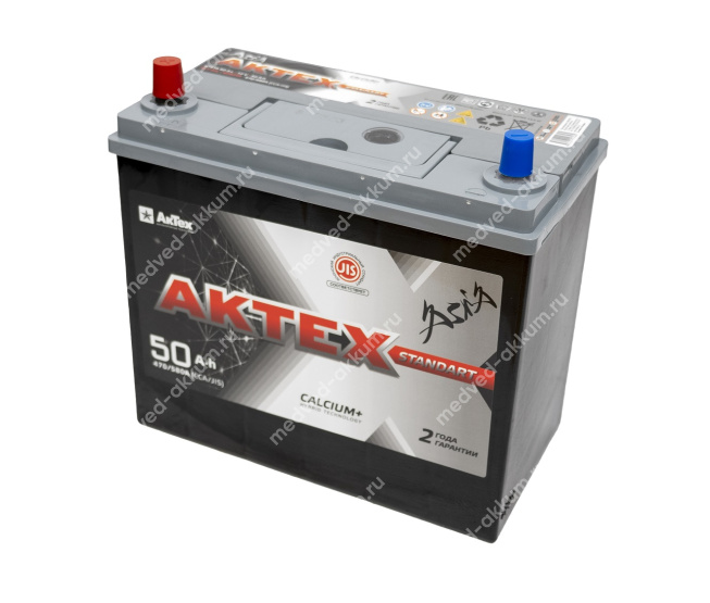 АкТех Standart Азия 50 Ач пр. B24R