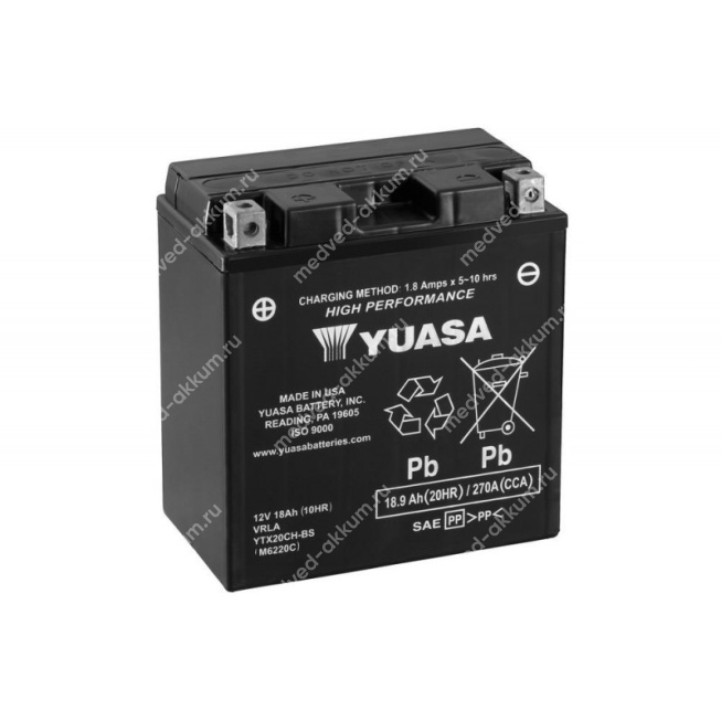 GS Yuasa 18 Ач YTX20CH-BS