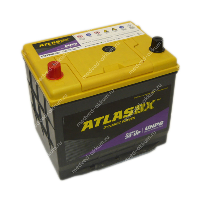 Atlas UHPB 75 Ач пр. 95D23R