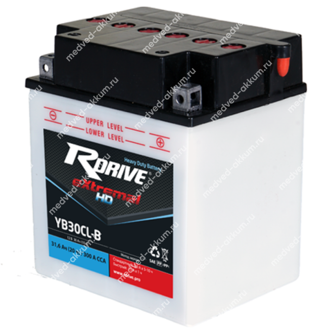 RDrive Extremal HD 30 Ач YB30CL-B