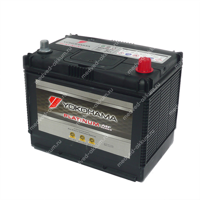 Yokohama Platinum 80 Ач обр. MF90D26L