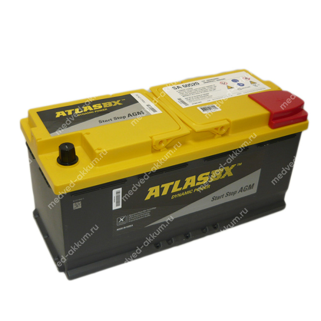 Atlas ABX AGM SA 105 Ач обр