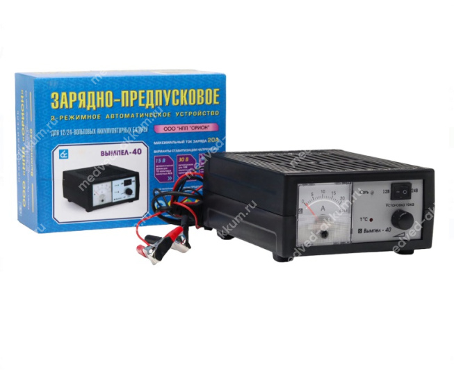Зарядное устройство Вымпел-40 0,8-20А (12В), 0,8-15А (24В)