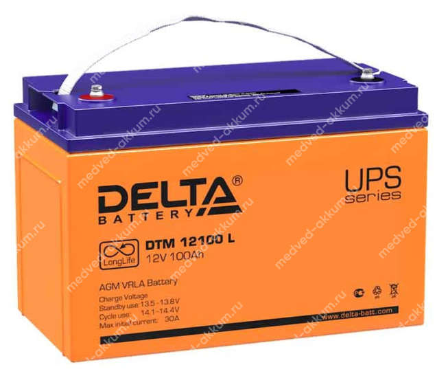 Delta DTM 12100 L 12V 100 Ач