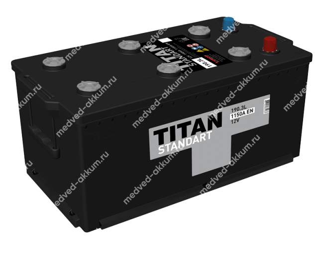 Titan Standart 190 Ач евро B
