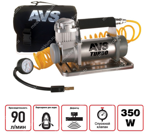 Компрессор автомобильный AVS KS900 