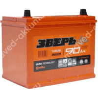 Зверь-Азия 90 Ач обр. 110D26L