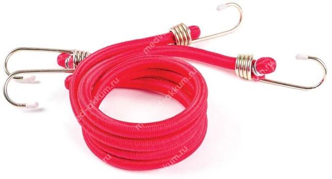 Стяжка груза 10мм*80см эластичная 2шт.BUN-10