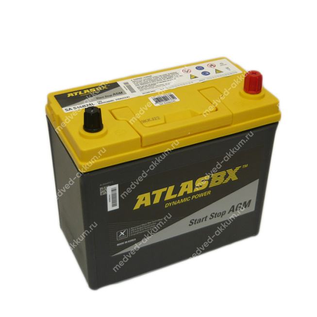 Atlas AGM 45 Ач обр. AX S46B24L