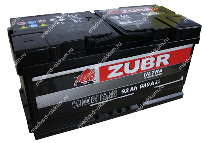 ZUBR Ultra 92 Ач обр. LB5