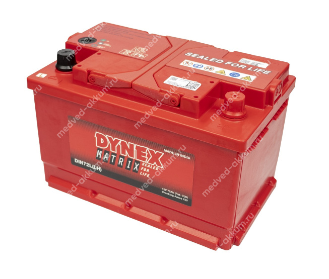 Dynex Matrix 72 Ач обр.низ. LB3
